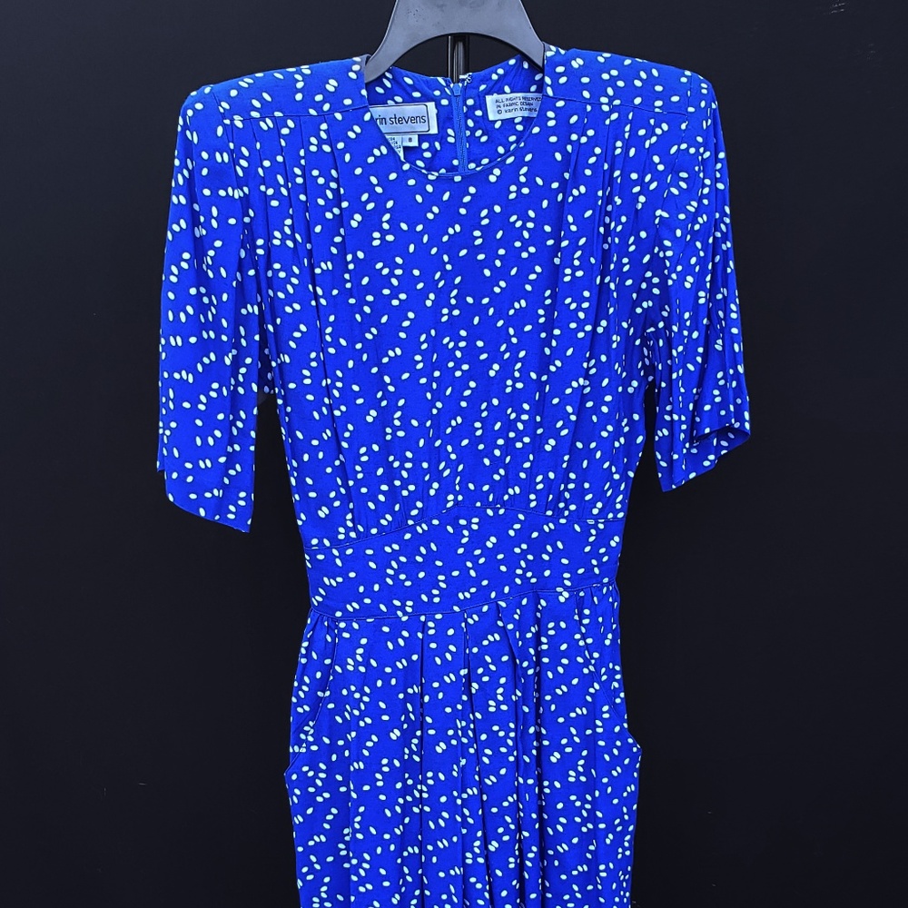 Vintage Speckled Farm Dress with Pockets! - 8